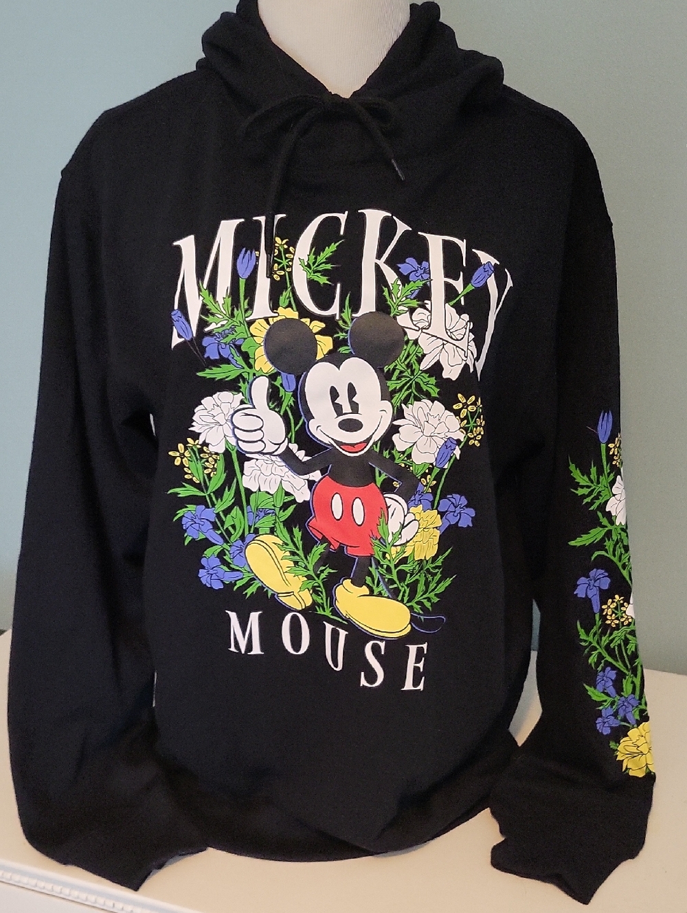 Disney Black and White Mickey and Friends Pullover